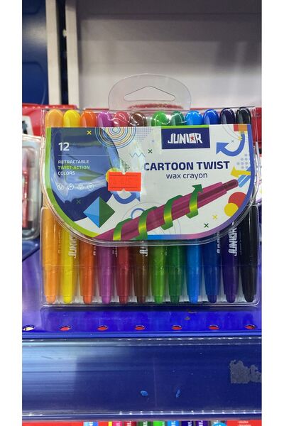 Junior ألوان باستيل كرتونية ملتوية