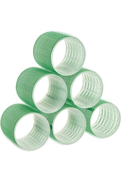 EBA Set 6 bigudiuri cu arici eBA, 60 mm, Verde