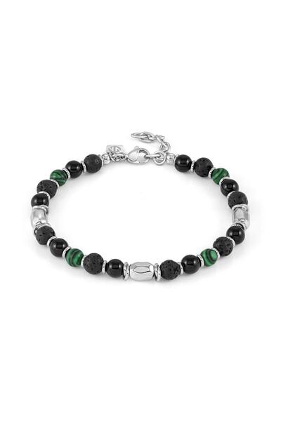 NOMİNATİON INSTİNCTSTYLE Bileklik Paslanmaz Çelik Doğal Taş Karışık Renkli PA...