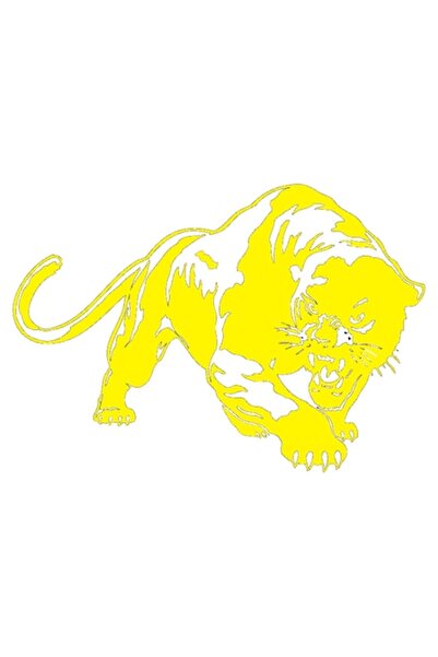 Oracal 651 Sticker auto "Leopard" 20x13 cm, galben