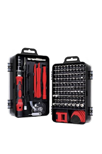 EBA eBA® Precision Screwdriver Set, 110 in 1, Chrome Vanadium Material, with Magnetizer, Suction Cup, Tweezers,