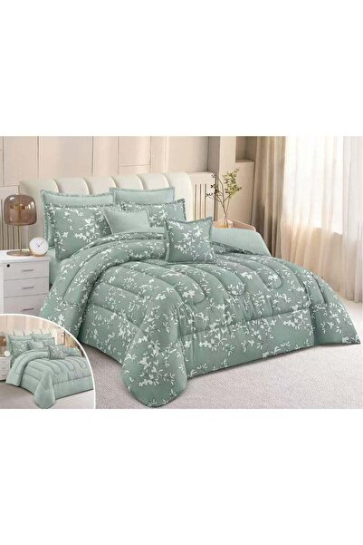 Red Rose Luxury Microfiber Double Bedspread Floral 240x260 cm