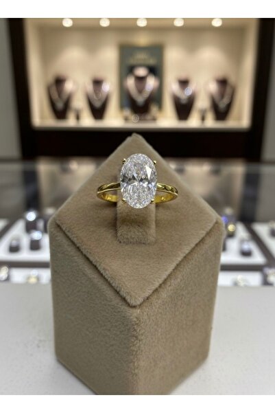 DURAN TAKI TASARIM Mozanit Pırlanta 3 carat Tek Taş Uluslar Arası Sertifikalı Gümüş Yüzük