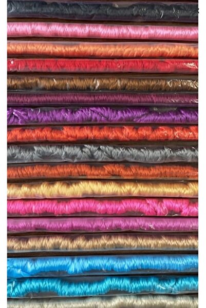 biroyuncakatolyesi AMİGURUMİ TÜP SAÇ KIRMIZI