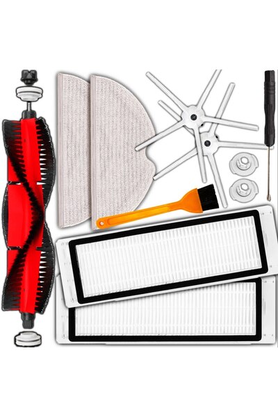 EBA Kit 9 accesorii Premium eBA® compatibile cu Xiaomi Roborock S5, S5 Max, S...