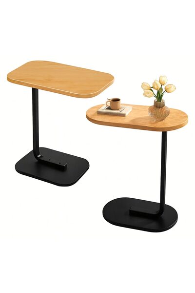 EBA eBA Modern C-Shaped Coffee Table, 40×30×60 cm, Compact, Multifunctional, Ideal for