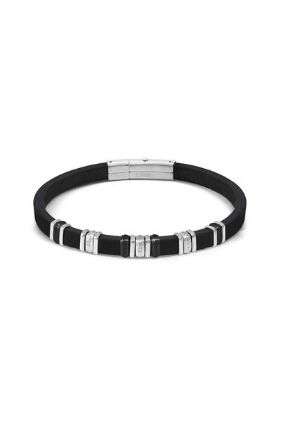 NOMİNATİON CITY ed, ENERGY çelik, kauçuk 3 cz BEYAZ yüzgeçli, Çelik ve Siyah PARLAK SİYAH