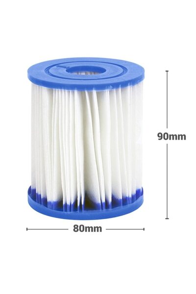 EBA Filter cartridge set for eBA® pool pump, type 1, Dimensions 79x89mm, Inner hole diameter