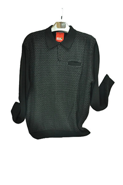 elma abone Super Battal Polo Neck Knitwear Sweater