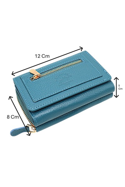 Westpolo Saxa Kağıt Para ve Bol Kart Bölmeli Hakiki Deri Kadın Kartlık Cüzdan...