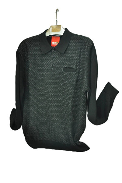 elma abone Super Battal Polo Neck Knitwear Sweater