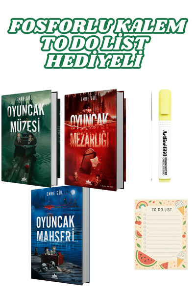 Guardian Kitap Oyuncak Mahşeri, Oyuncak Mezarlığı, Oyuncak Müzesi 3 Kitap Cil...