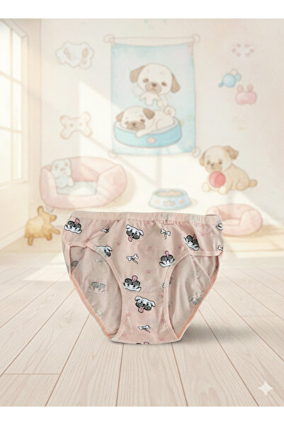 İntimate Girl's 6-Pack Patterned Cotton Bikini Style Panties Set