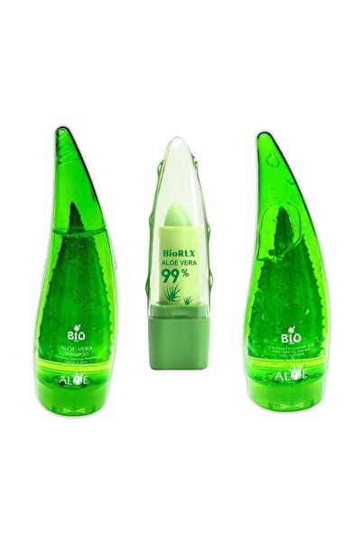 Dr.skin Aloe Vera Jel & Aloe Vera Şampuan & Aloe Vera Dudak Balmı
