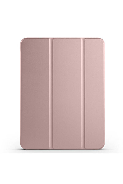 ZenithWorks iPad Pro 11 2025 M5 Zore Smart Cover with Pen Slot and Stand 1-1 Case - Rose Gold