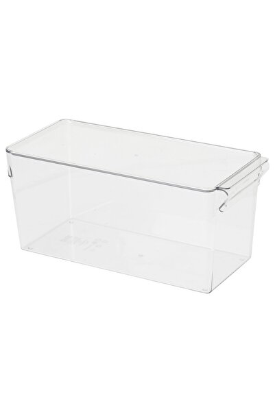IKEA KLIPPKAKTUS Storage box for fridge, transparent, 32 x 14 x 14 cm