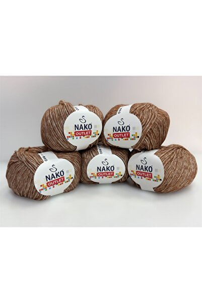 NAKO Outlet İhraç Fazlası El Örgü ipi 530gr - Ebruli