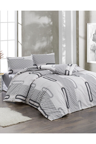 Kristal By Taç Tek Kişilik Nevresim Takımı Ranforce Pamuk Kumaş Oval