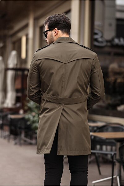 PAPUCUMUN DÜNYASI UZUN BELİ KEMERLİ APOLETLİ TRENÇKOT & PARDESÜ