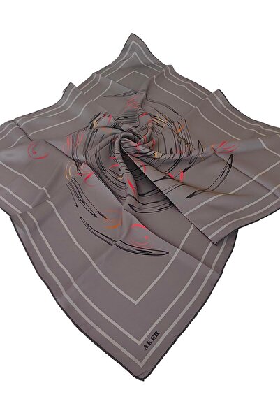 Aker Silk Crepe Satin Scarf 2026 Winter Season 9091701-371
