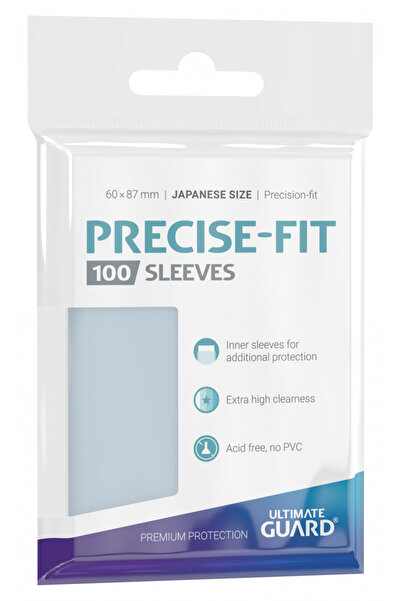 Ultimate Guard Precise-Fit Sleeves Japanese Size Transparent (100)