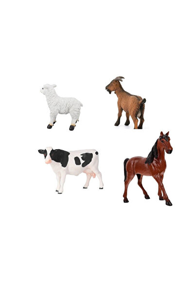 My Reality Fashion BMA-14 حيوانات المزرعة رباعية الأرجل في عبوة PVC