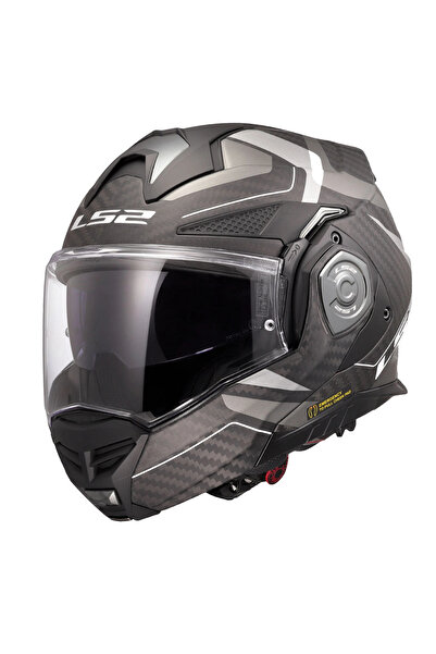 LS2 ADVANT X KARBON HORIZON MAT GÜMÜŞ-GRİ KASK