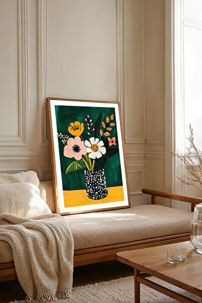 Dekorsiahome Τραπέζι σαλονιού κουζίνας με ξύλινο σκελετό μονοκόμματο TK2096