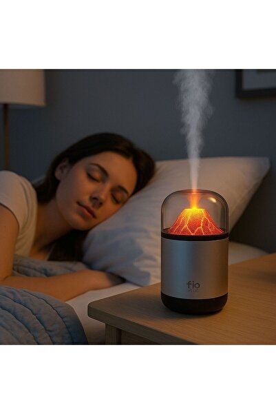 Universal FP-HDR10 Hava Nemlendirici Lav Efektli Buhar Makinesi LED Işıklı Se...