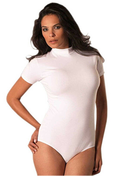 pilelistore بدلة للجسم بأكمام قصيرة وياقة مدورة 4056