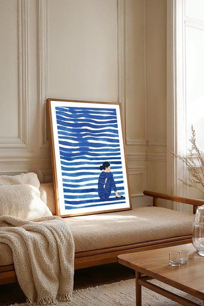 Dekorsiahome Τραπέζι σαλονιού κουζίνας με ξύλινο πλαίσιο μονοκόμματο TK2066