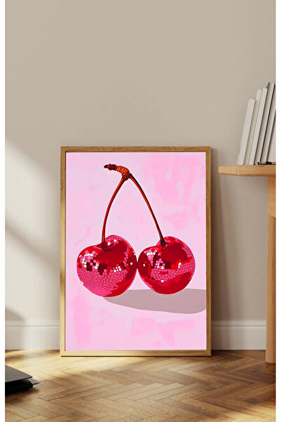 Dekorsiahome Tek Parça Ahşap Çerçeveli Oturma Odası Salon Mutfak Tablosu TK2002