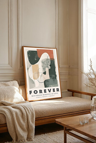 Dekorsiahome Masa dintr-o singura piesa cu rama din lemn pentru camera de zi,...