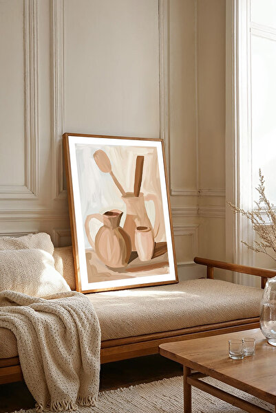 Dekorsiahome Masa dintr-o bucată cu cadru din lemn pentru sufragerie, sufrage...