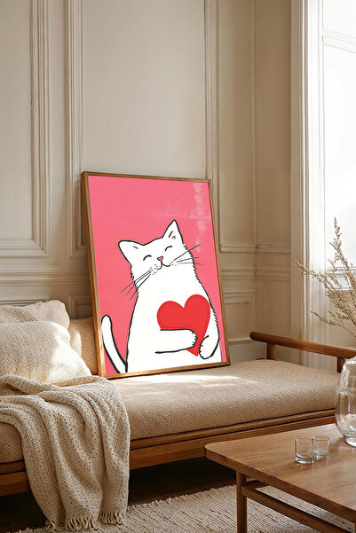 Dekorsiahome Tek Parça Ahşap Çerçeveli Oturma Odası Salon Mutfak Tablosu TK1970