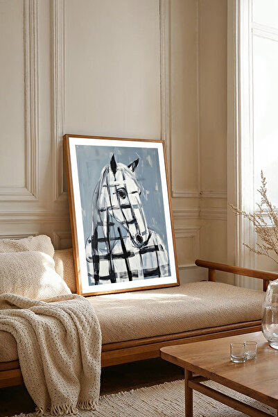 Dekorsiahome Masa dintr-o bucată cu cadru din lemn pentru sufragerie, sufrage...