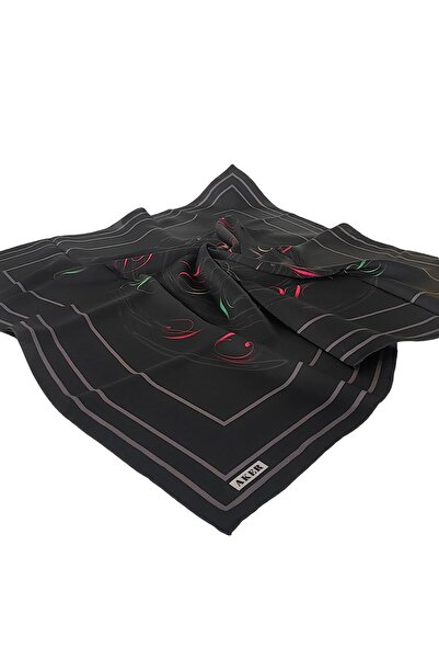 Aker Silk Crepe Satin Scarf 2026 Winter Season 9091701-312