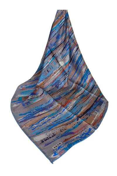 Aker Silk Crepe Satin Scarf 2026 Winter Season 9096701-321
