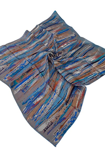 Aker Silk Crepe Satin Scarf 2026 Winter Season 9096701-321