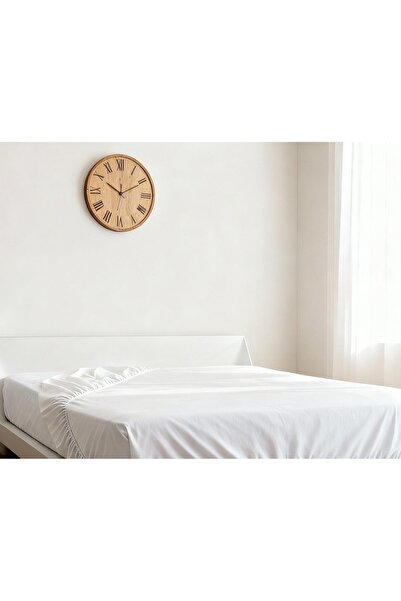 Madame Coco Manon double 100% cotton ranforce elastic sheet - white