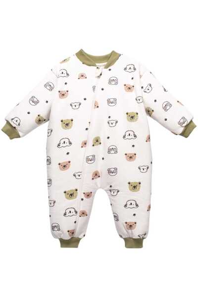 Mamman's 2 Tog, Thick Winter Patterned, Baby Kids Sleeping Bag, Organic Cotton Surface for Girls and Boys