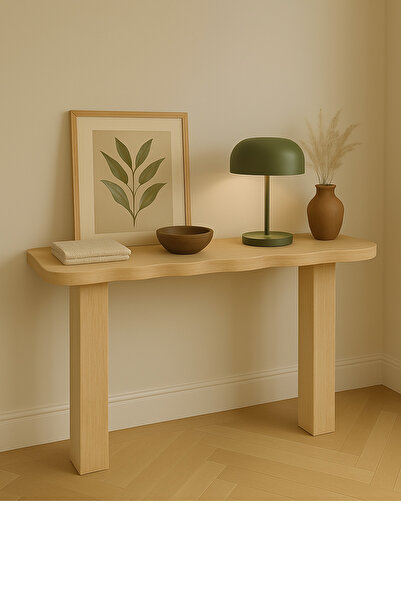 MODERN LİFEE ÖZEL TASARIM DOĞAL KENAR 40 X 140 X 75 KAHVE/BAR KÖŞESİ