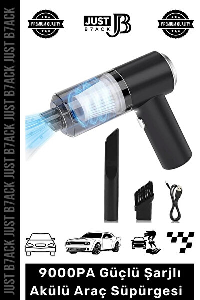 Fantazer Teknoşık #OtoSüpürge 9000PA Çekiş Güçlü Emiş Gücü Hafif 4000mAh Lity...