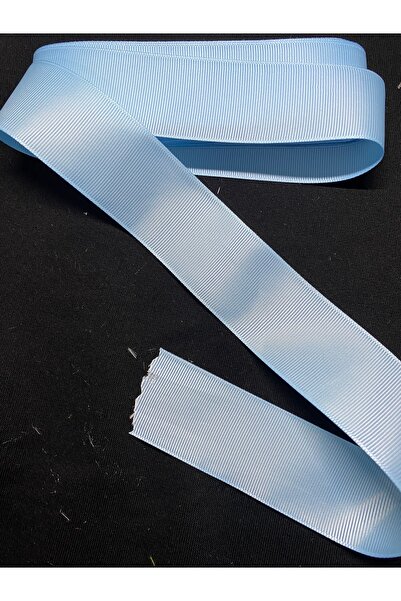Massaltay Blue Grosgrain Ribbon 4cm 10 Meters – Decorative Ribbon, Craft and Embellishment Material