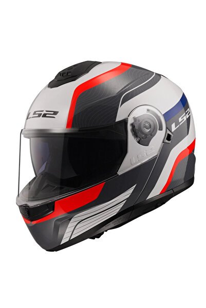 LS2 STROBE 2 MONZA SİYAH-BEYAZ-KIRMIZI KASK