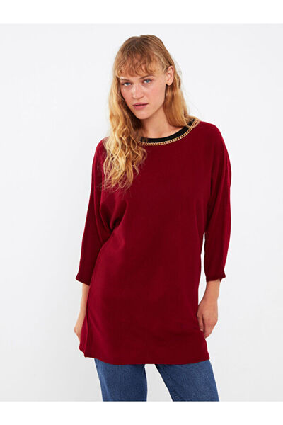 LC Waikiki Crew neck solid long sleeve women knitwear sweater