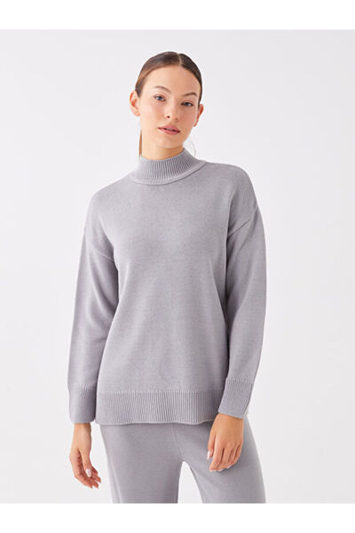 LC Waikiki Half Turtleneck Oversize Women's Knitwear Sweater