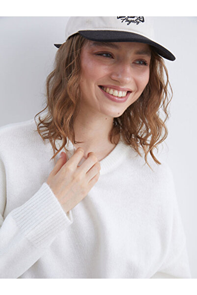 LC Waikiki Crew Neck Oversize Women's Knitwear Sweater