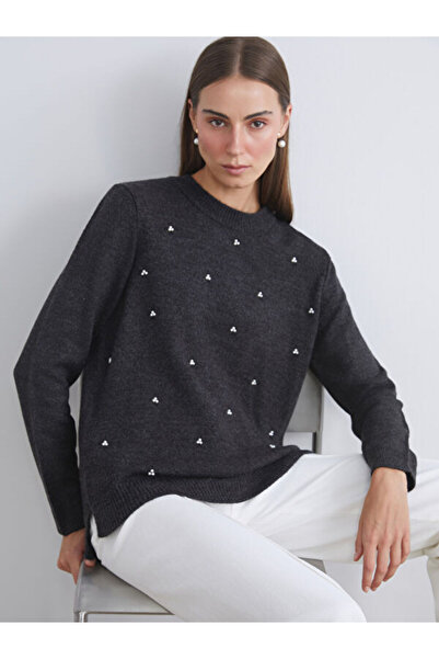 LC Waikiki Sparkling Choices from Shining Store Zero Roba Collar Bead Embroid...