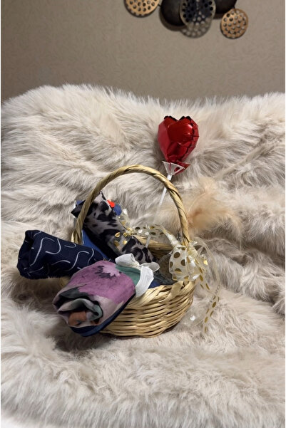 ZER Stylish Gift Basket, Women's Shawl Basket, Scarf Basket